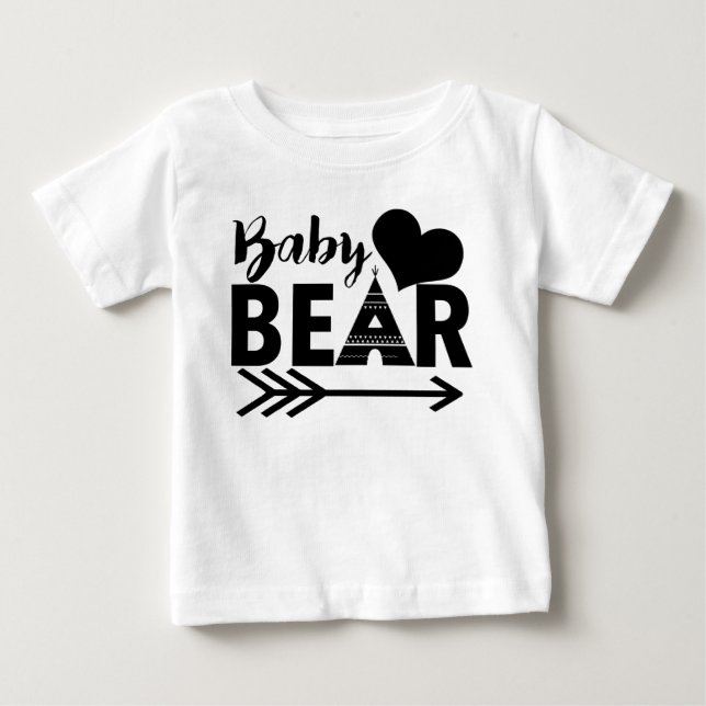 Camiseta De Bebé Bebé Bear Kit Infantil (Anverso)