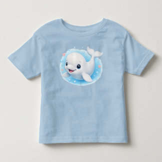 Camiseta De Bebé Bebé Beluga Ballena Adorable