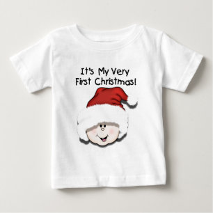 Camiseta De Bebé Bebé blanco 1 Navidades