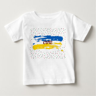 Camiseta De Bebé Bebé blanco lindo de verano