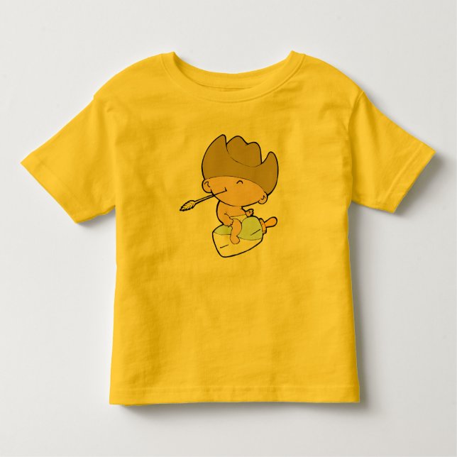 Camiseta De Bebé Bebé bovino (Anverso)