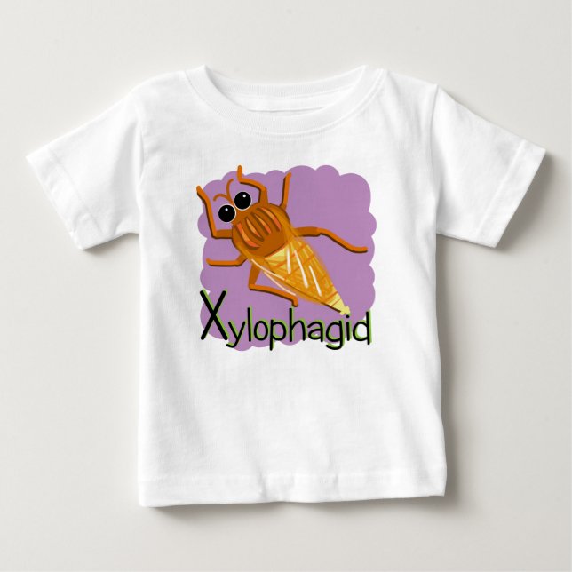 Camiseta De Bebé Bebé Bug X (Anverso)