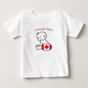Camiseta De Bebé Bebé canadiense