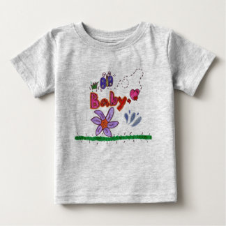 Camiseta De Bebé Bebé con mariposa