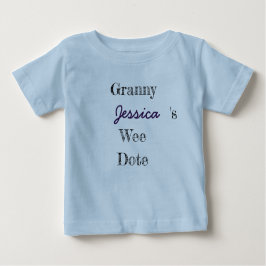 Camiseta De Bebé Bebé de abuela personalizado