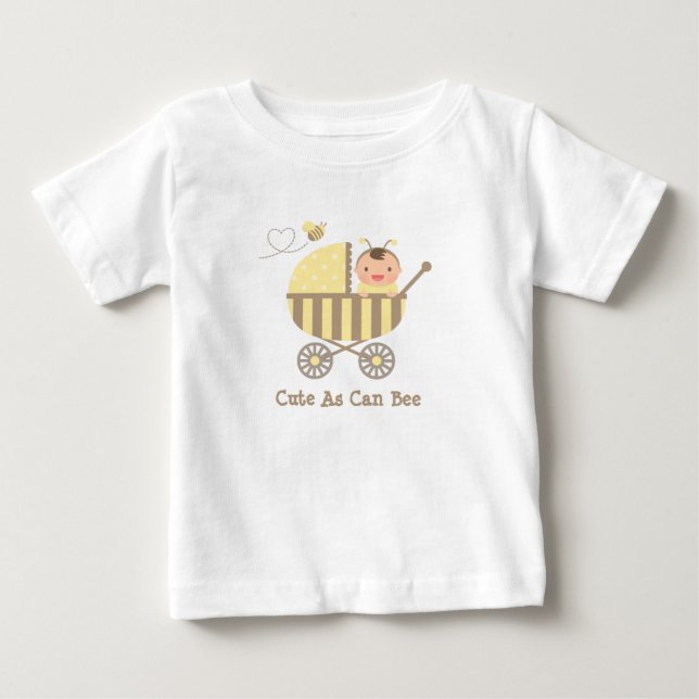Camiseta De Bebé Bebé de burbujas en Stroller Pun (Anverso)