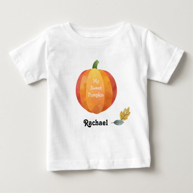 Camiseta De Bebé Bebé de calabaza dulce (Anverso)