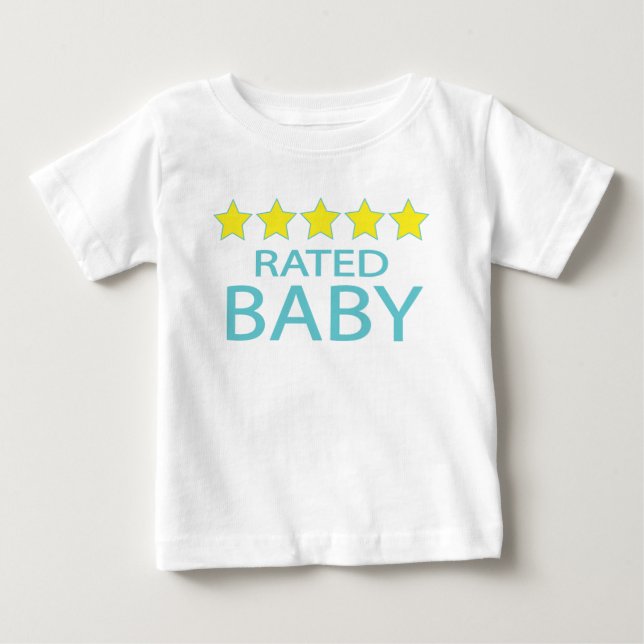 Camiseta De Bebé Bebé de cinco estrellas (Anverso)