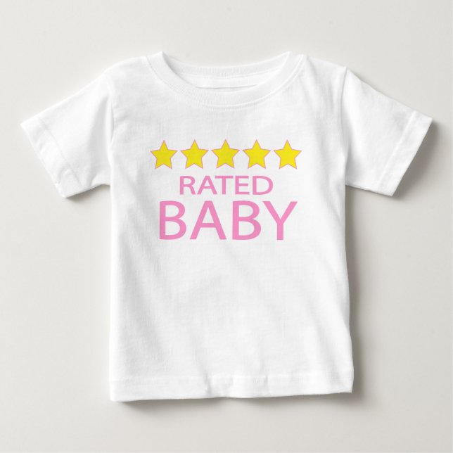 Camiseta De Bebé Bebé de cinco estrellas (Anverso)