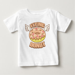 Camiseta De Bebé Bebé de donut volador