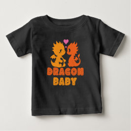 Camiseta De Bebé Bebé de dragón de pareja