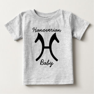 Camiseta De Bebé Bebé de Hanoverian orgánico