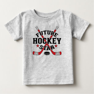 Camiseta De Bebé Bebé de hockey futuro Estrella de hockey hockey so