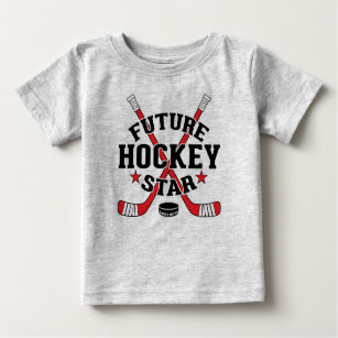 Camiseta De Bebé Bebé de hockey futuro Estrella de hockey hockey so