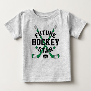 Camiseta De Bebé Bebé de hockey futuro hockey Estrella de hockey Gr