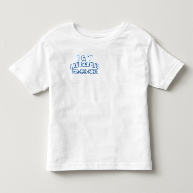 Camiseta De Bebé Bebé de I & T Landscaping (Anverso)