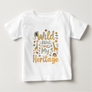 Camiseta De Bebé Bebé de impresión africana - Orgulloso de mis raíc