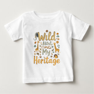 Camiseta De Bebé Bebé de impresión africana - Orgulloso de mis raíc