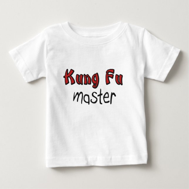 Camiseta De Bebé Bebé de Kung Fu (Anverso)