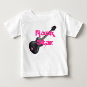 Camiseta De Bebé bebé de la estrella del rock, estrella del rock