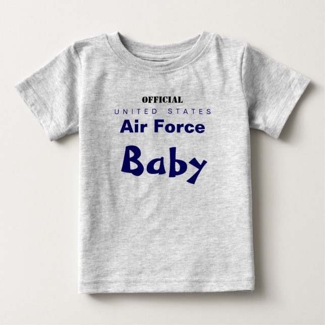Camiseta De Bebé Bebé de la Fuerza Aérea (Anverso)