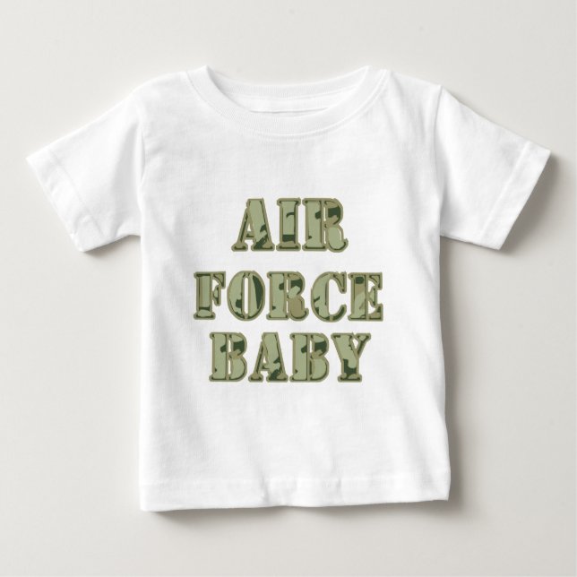 Camiseta De Bebé Bebé de la fuerza aérea (Anverso)