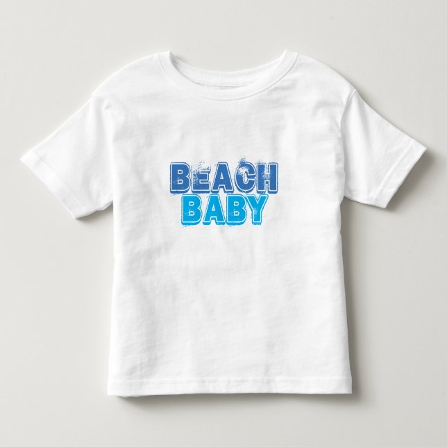Camiseta De Bebé Bebé de la playa (Anverso)