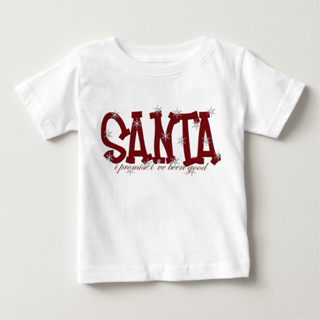 Camiseta De Bebé bebé de la promesa de santa (Anverso)
