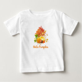 Camiseta De Bebé Bebe de la temporada de caída de calabaza lindo