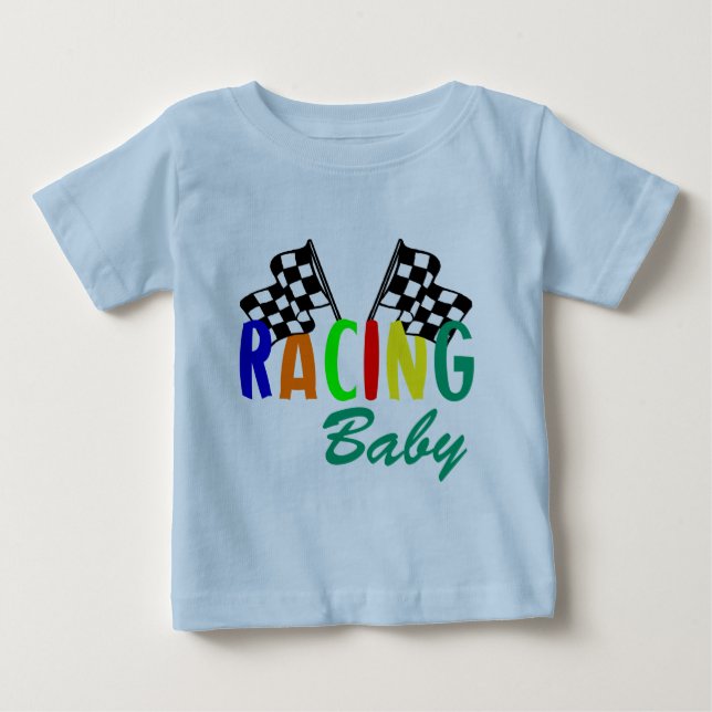 Camiseta De Bebé Bebé de las Carreras (Anverso)