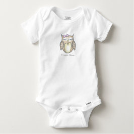 Camiseta De Bebé Bebé de lechuza dormido traje bodysuit - Personali