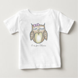 Camiseta De Bebé Bebé de lechuza dormido traje bodysuit - Personali