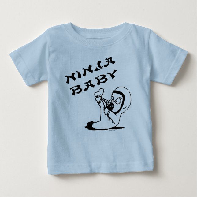 Camiseta De Bebé Bebé de Ninja (Anverso)