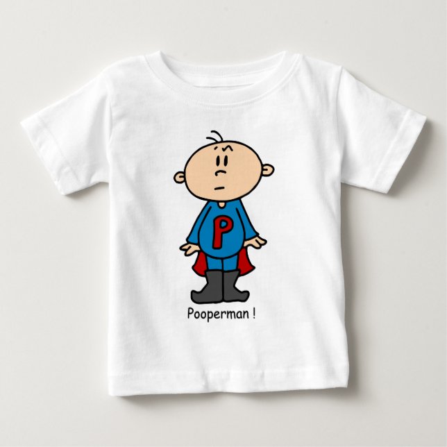 Camiseta De Bebé Bebé de Pooperman (Anverso)