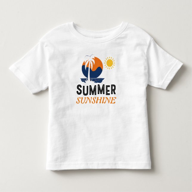 Camiseta De Bebé Bebé de sol de verano (Anverso)