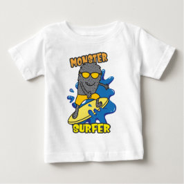 Camiseta De Bebé Bebé de surf monárquico