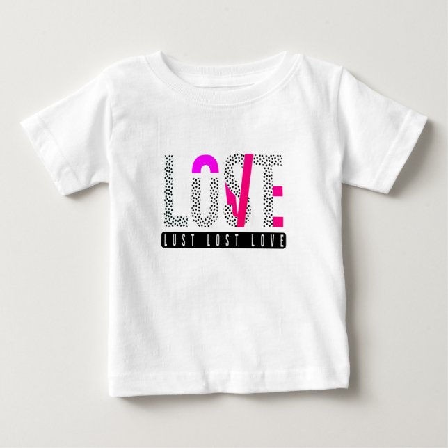 Camiseta De Bebé Bebé de texto sencillo (Anverso)