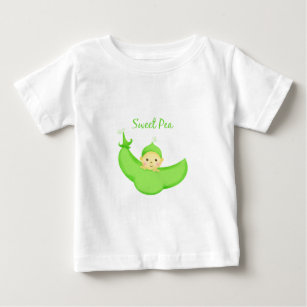 Camiseta De Bebé Bebé del guisante de olor