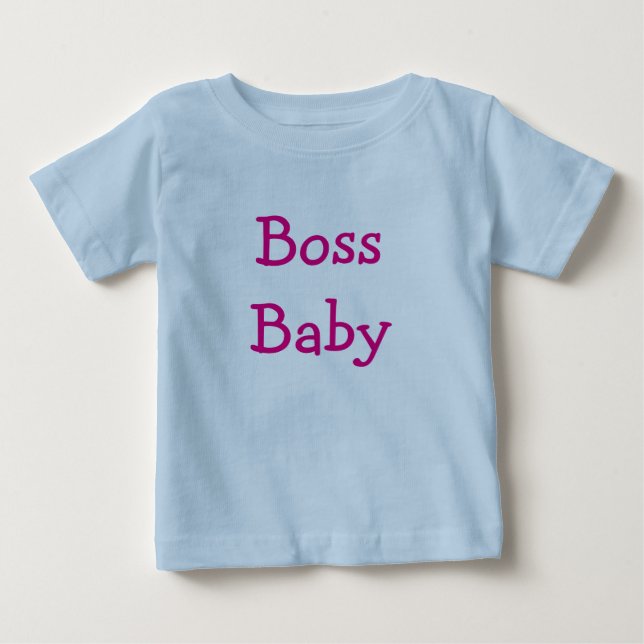 Camiseta De Bebé Bebé del jefe (Anverso)
