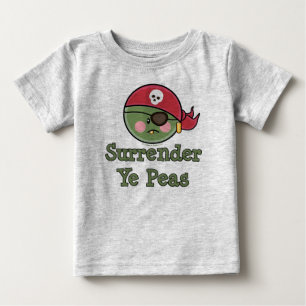 Camiseta De Bebé Bebé del pirata del guisante orgánico