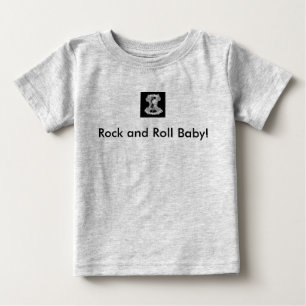 Camiseta De Bebé Bebé del rock-and-roll