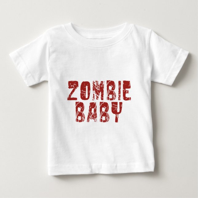 Camiseta De Bebé bebé del zombi (Anverso)