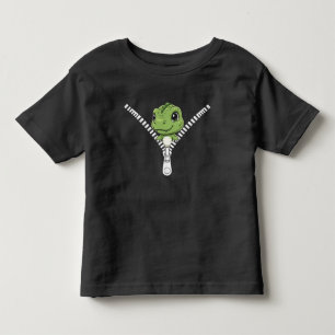 Camiseta De Bebé Bebé dinosaurio lindo Peek