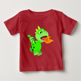 Camiseta De Bebé Bebé Dragón bebé Personalizado escupiendo incendio