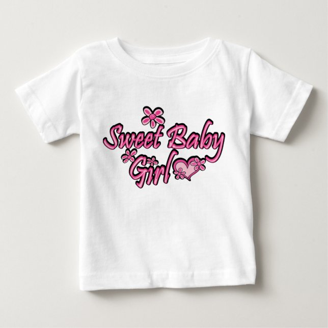 Camiseta De Bebé Bebé dulce (Anverso)
