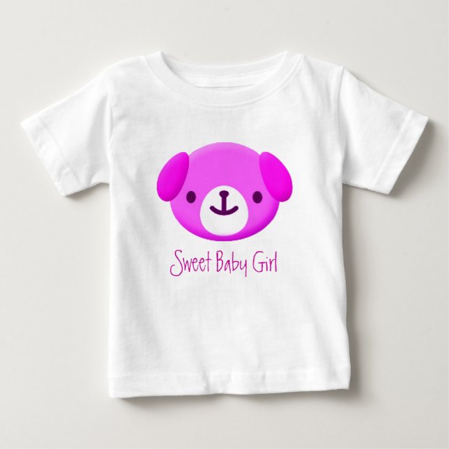 Camiseta De Bebé Bebé dulce Chica Camiseta (Anverso)