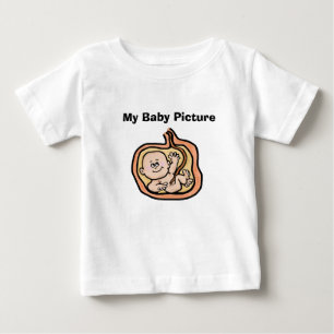 Camiseta De Bebé Bebé en el útero Funny Baby T-Shirt