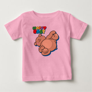 Camiseta De Bebé Bebé feliz de yoga Teddy Bear