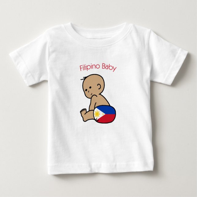 Camiseta De Bebé Bebé filipino (Anverso)