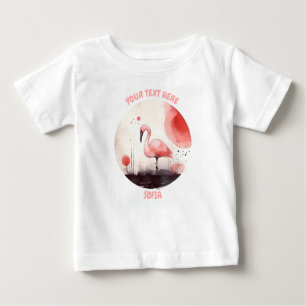Camiseta De Bebé Bebé Flamingo Tee personalizado